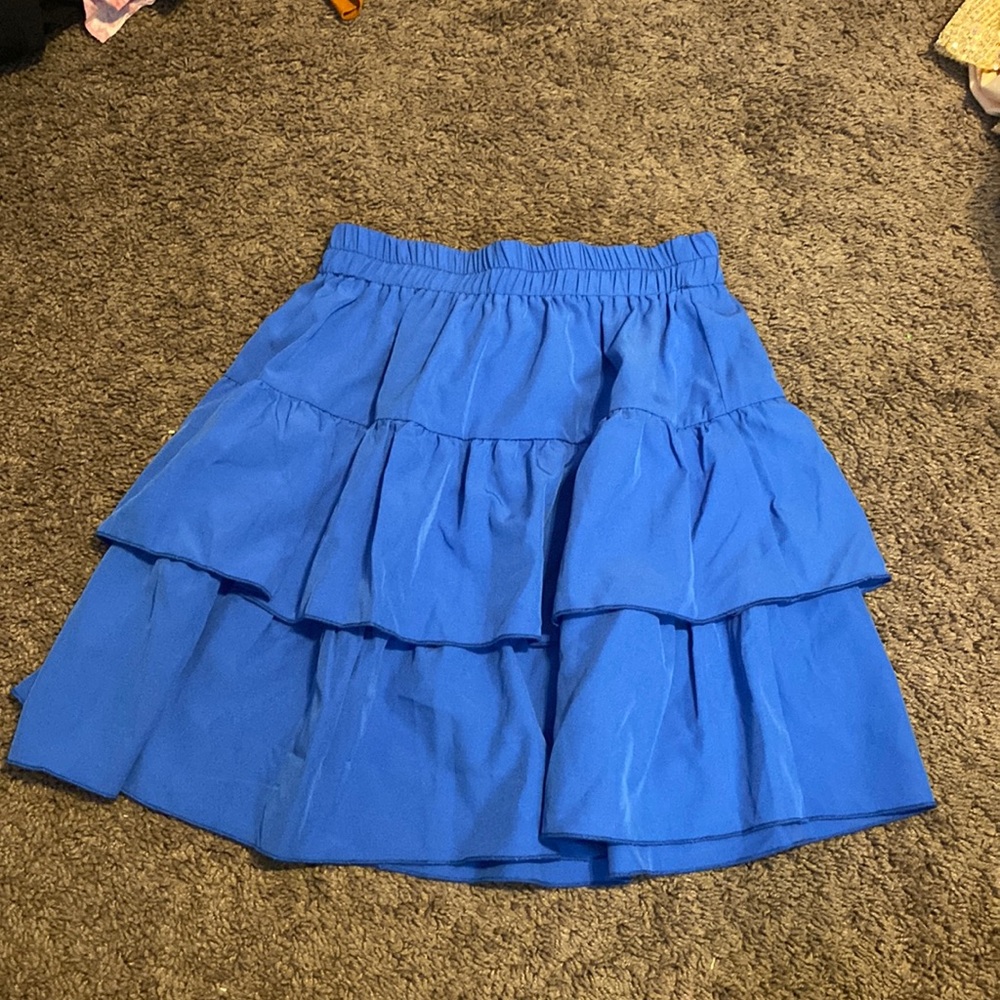 blue skirt, wore this for my senior pictures!!